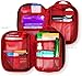 My Medic MyFak Mini First Aid Kit - Small and Lightweight for Camping Hiking and Backpacking - IFAK with 70 Items - HSA/FSA Great for Travel - Red