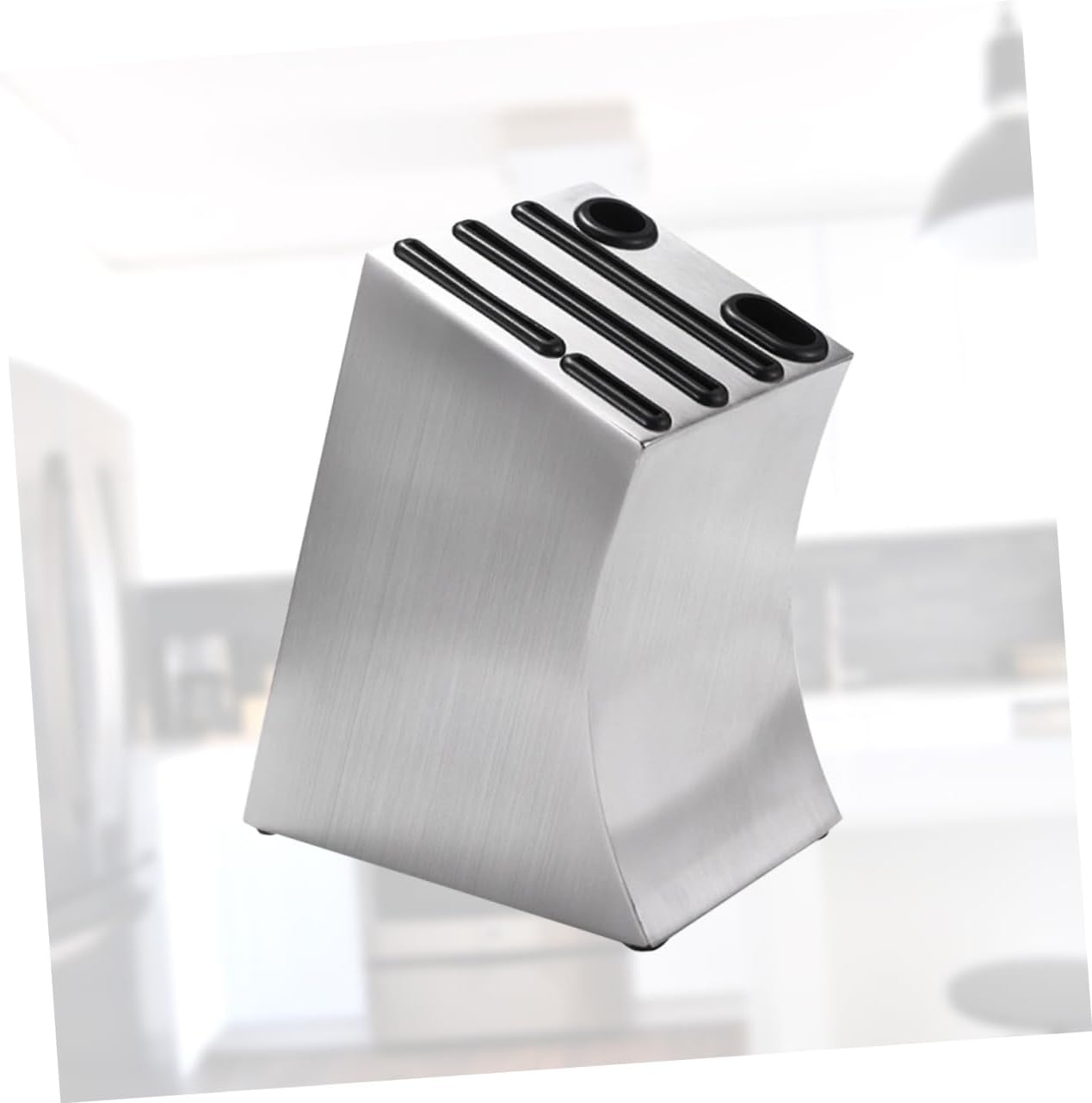 KICHOUSE Stainless Steel Cutlery Holder Multi-functional Kitchen Storage Rack Elegant Design for Organizing Utensils Space-saving for Home Kitchens