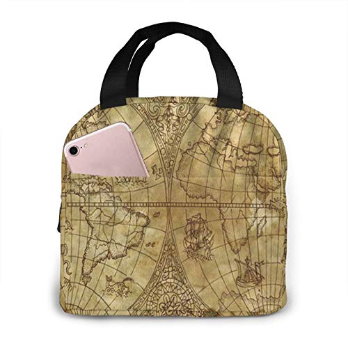 Lunchtasche Lunchbag für Damen Kinder, Kühltasche Lunch Tasche Picknicktasche Isoliertasche Thermotasche Zur Arbeit Schule Picknick Grafikkarte