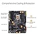 immagine 4ASUS TUF Gaming Z490-PLUS (WI-FI), Scheda Madre Gaming Intel Z490 LGA 1200 ATX, M.2, 14 Fasi di Potenza DrMOS, Intel WiFi 6, HDMI, DP, SATA 6 Gb, USB 3.2 Gen 2, Supporto Thunderbolt 3, RGB Aura Sync