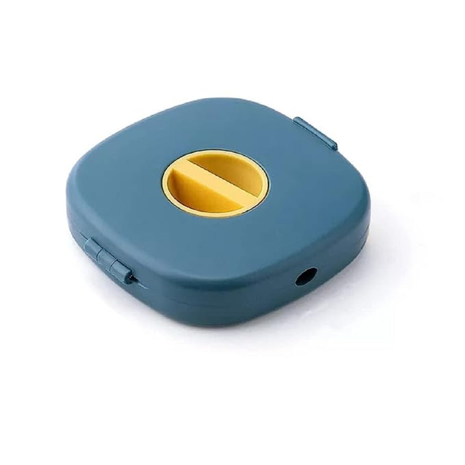 TANTRA 2-in-1 Retractable Cable Organizer & Phone Holder | Cord Management Case with USB Cable Storage | Wire Winder and Mobile Stand | Cable Tidy Protector (Blue)