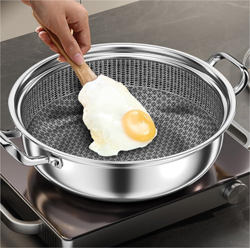 Olla para hot pot de acero inoxidable 34 cm plata miniatura 3
