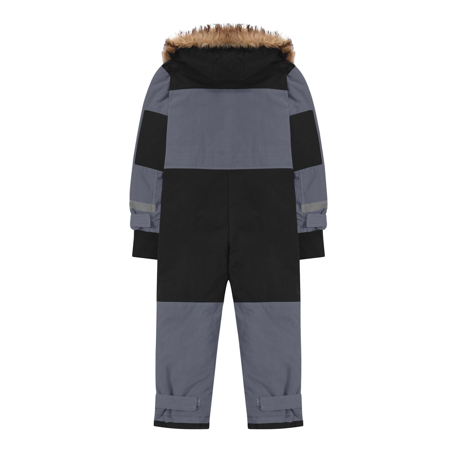 Generico Tuta da Sci per Bambino Unisex, Tuta da Neve Bambina Bambini Ragazzi Termica Neve Calda Invernale Antivento Tutina con Cappuccio Impermeabile Sci Monopezzo per 1-15 Anni