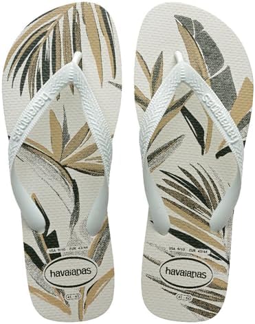 Chinelo Havaianas Masculino, Aloha 41/2 Branco/Verde Olive, Havai...