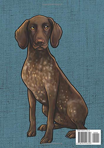 A4 Notebook 8mm: German Shorthaired Pointer Dog Lined Exercise Book - Image 2