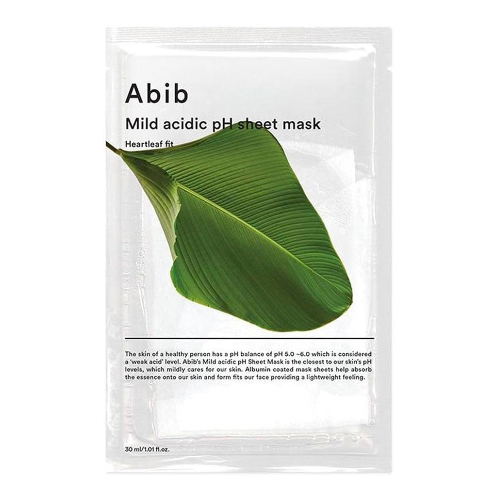 Abib Heartleaf Fit Mild Acidic Ph Sheet Mask