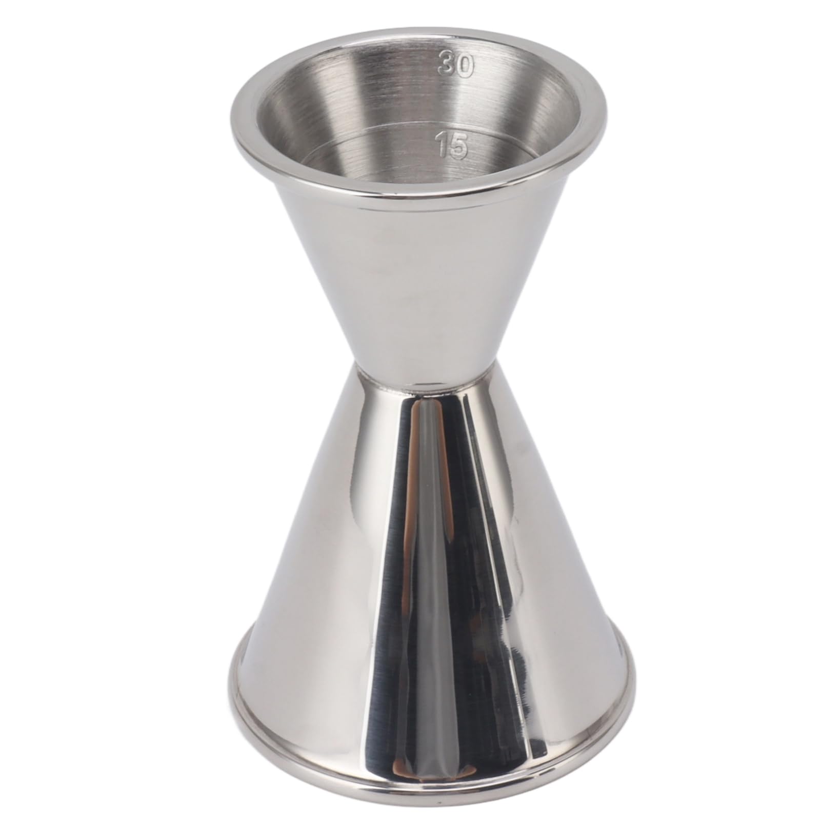 Stainless Steel Double Sided Cocktail Jigger Measuring Cup for Home Party Bartending Accessory (Mirror Glossy)