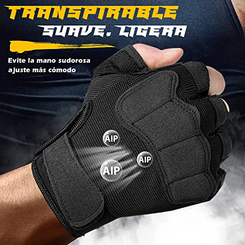 Fitness, Sports guantes gym hombre Marca AI-PIKA (2)