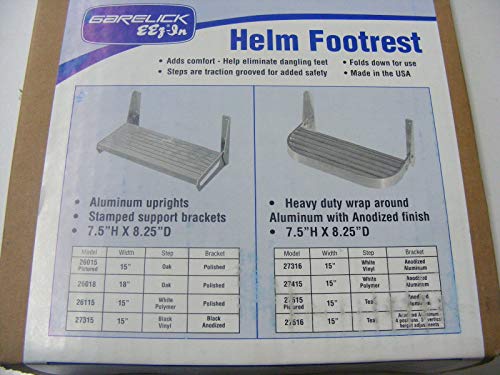 Garelick/Eez-In 26015:01 15" Oak Footrest #TOP6