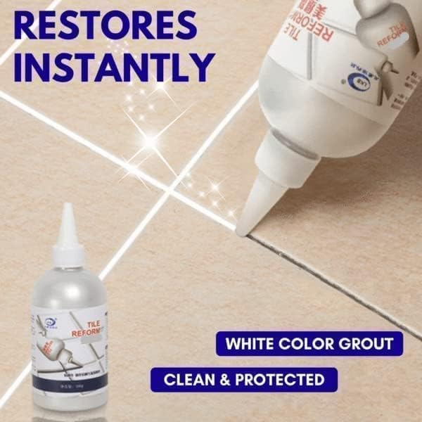 Image of COVACURE Tiles Gap Filler Waterproof Sealant | White Cement Tube To Fill Tiles Gap | Tile Gap Filler Tube For Kitchen & Bathroom | Grouting Paste For Tiles | Gap Filler For Wall And Joints (1, 280 ML)