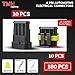 TMH 180 Pcs 4 Pin Electrical Connector Kit Automotive Electrical Wire Terminal Connectors Male&Female Pin Automotive for Car Truck Motorcycle Marine Boat