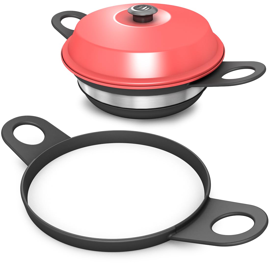Silikon Haltegriff Zubehör für Omnia Campingbackofen – Hitzeschutz & sicherer Griff – Ideal für Camping, Vanlife & Wohnmobil – Spülmaschinenfest – kompatibel mit Omnia, Enders Vamo & Crivit