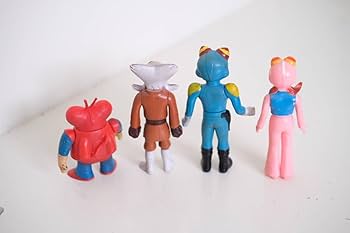 Amazon.co.jp: 当時物 タイムボカン ソフビ人形 4体まとめて Amazon.co.jp: 当時物 タイムボカン ソフビ人形 4体まとめて