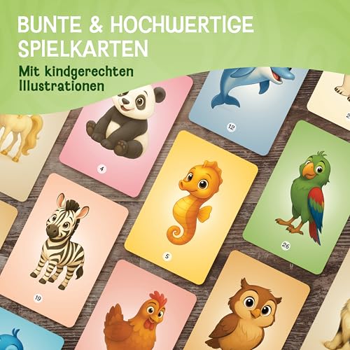 LIKARTO® Schwarzer Peter Kartenspiel für Kinder ab 4 Jahren, 55 Karten – Ansicht 5