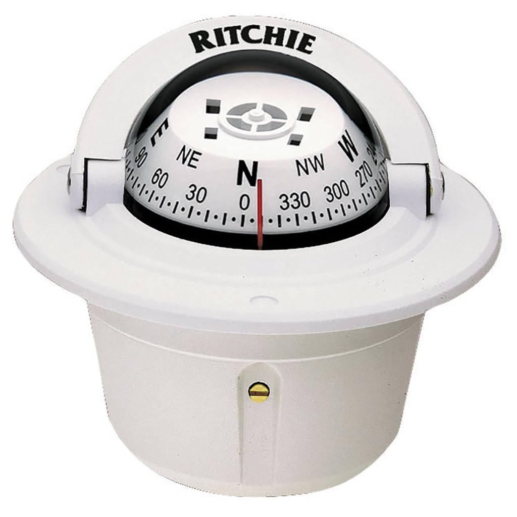 Ritchie Kompass Explorer F-50W Einbau Weiß
