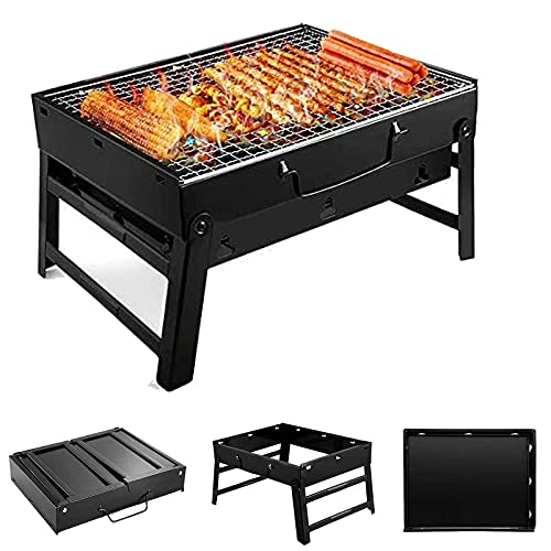 Barbecue au charbon de bois idéal pour le camping et vos pique-niques en nature