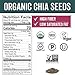 Viva Naturals Organic Chia Seeds, 2 lb, 32 Oz – Plant-Based Omega-3 and Vegan Protein, Gluten Free & Non-GMO, Perfect for Smoothies, Salads & Chia Pudding