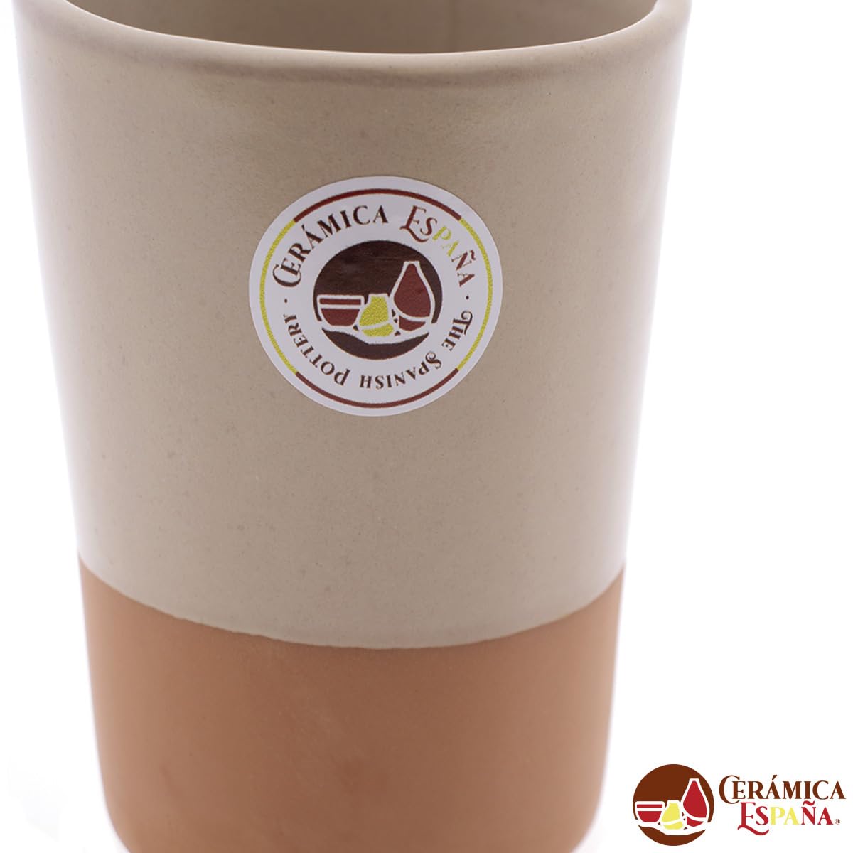 HISZPANIA CERAMICA | Kieliszek do piwa | Czerwone błoto Filo Volcano - Model M05 | Dzbanki piwa w czerwonym błocie | Szklanki do wody | 500 ml