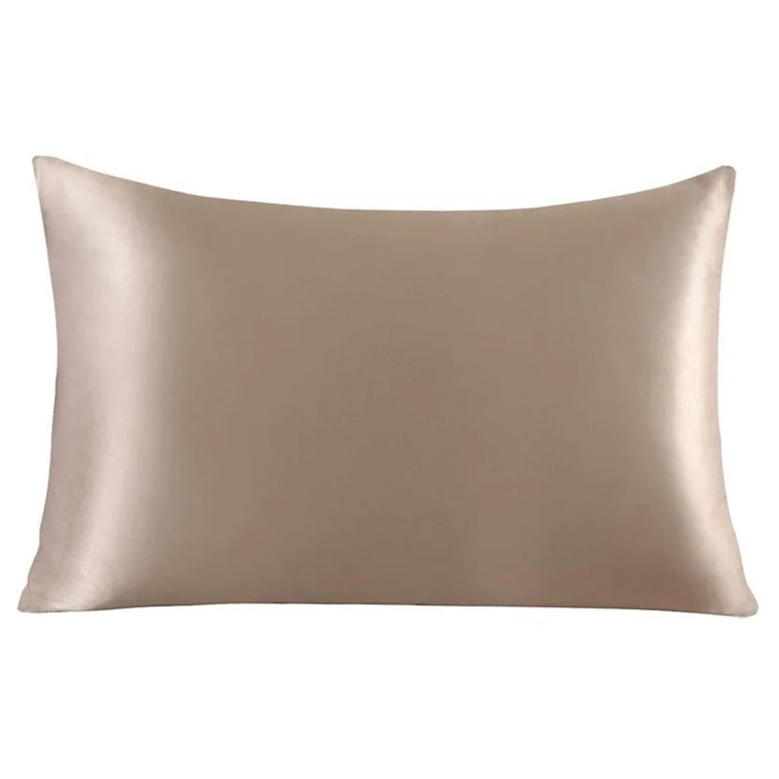 Taie d'oreiller en soie dorée 50x70 cm pour créer une chambre cocooning et chaleureuse