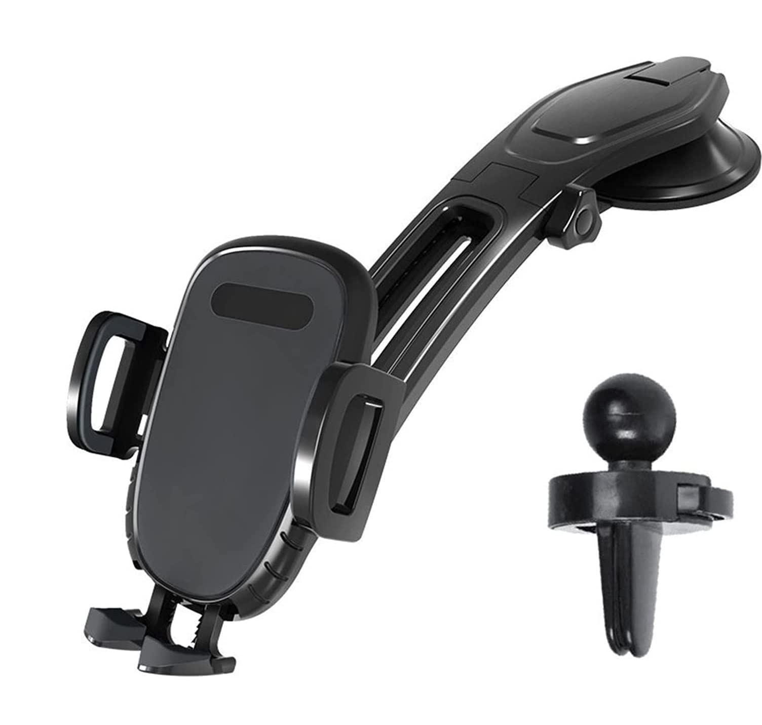 Supporto Auto Smartphone Supporto universale per telefono per auto con supporto per cruscotto Supporto per smartphone con rotazione di 360 gradi Supporto per smartphone con ventosa anti-vibrazione Sta