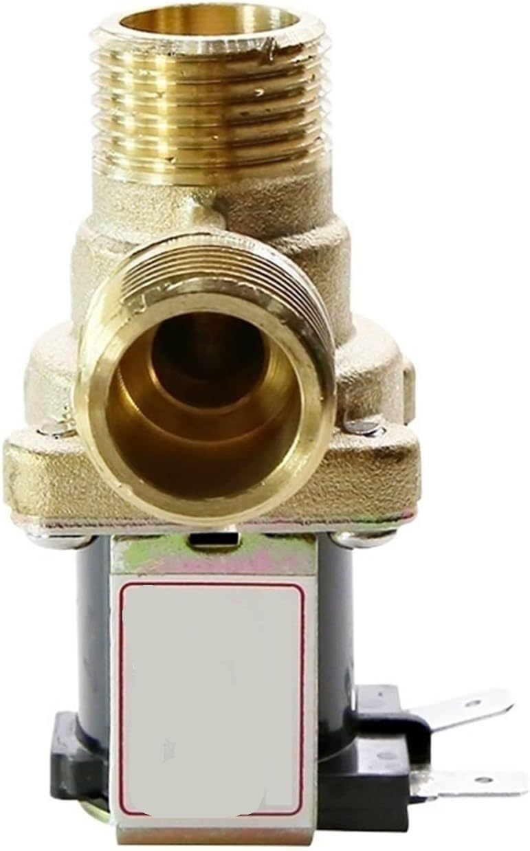 Mosiężny elektryczny zawór elektromagnetyczny 220 V DC 12 V 24 V DN15 G1/2 1/2 ''normalnie zamknięty przełącznik wlotu wody z filtrem(24v)