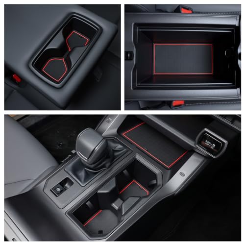 Accesorios para Toyota RAV4 2026 Portavasos Antideslizante Rojo miniatura 4