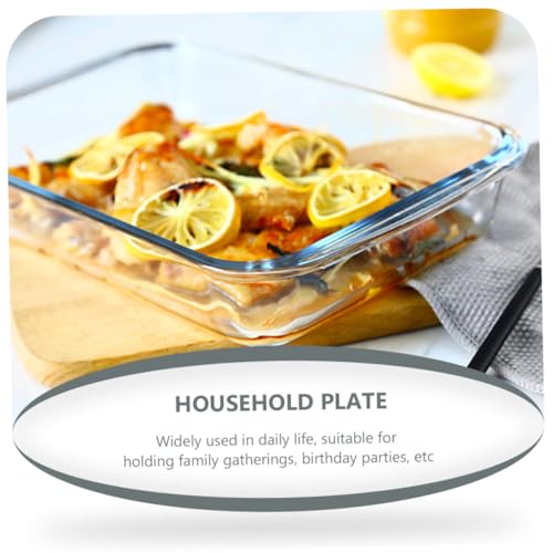 Plat de cuisson verre rectangulaire pour pâtisserie et service SOIMISS - 8