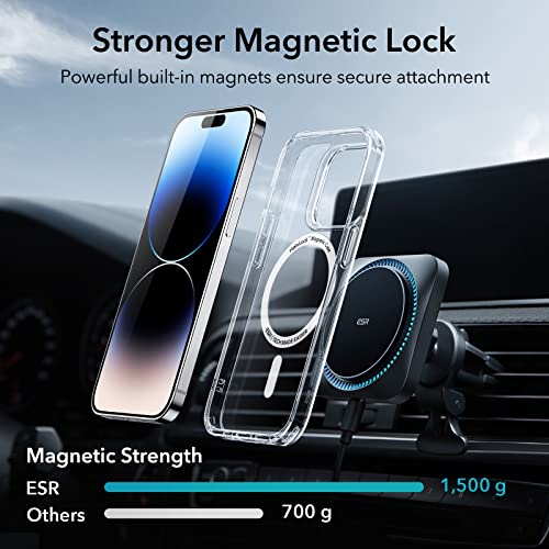 image for ESR for iPhone 14 Pro Max Case, Compatible with MagSafe, Shockproof Mi
