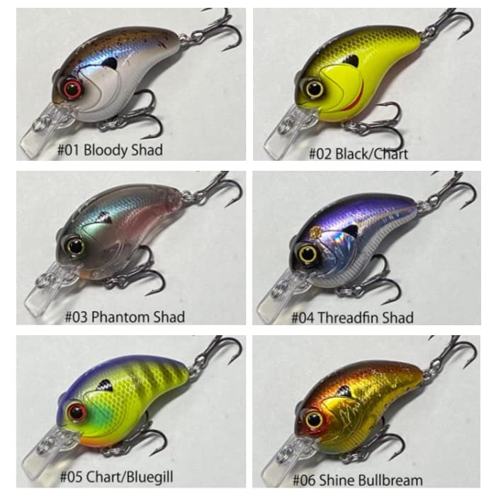 Amazon | ミブロ バスルアー フューリー 1M #02 ブラック/チャート