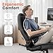 NEO CHAIR Ergonomic Office Desk Gaming Computer Chair Executive High Back Support Flip-up Arms Adjustable Height Swivel Rolling Wheels Comfy PU Leather for Home (Black)