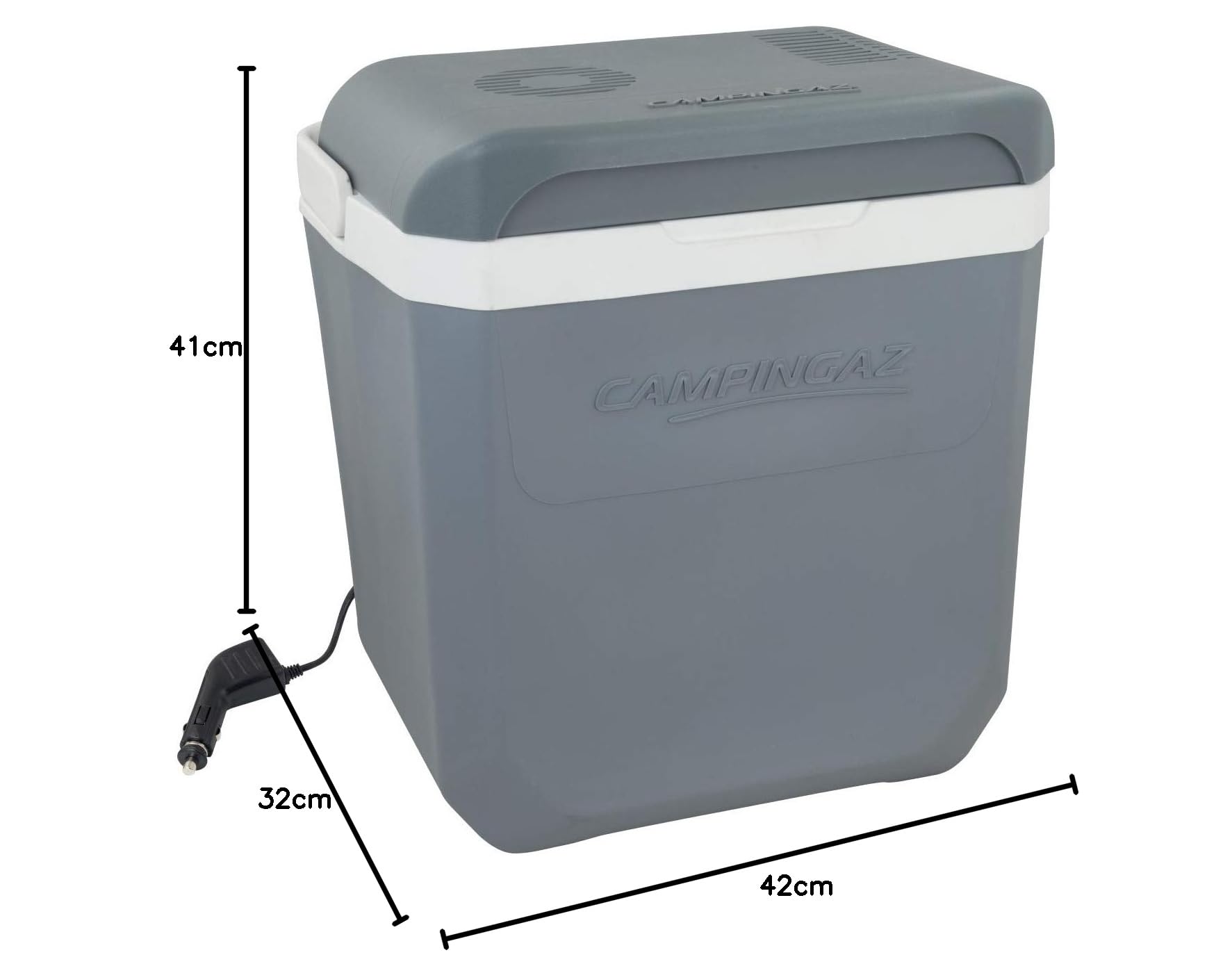 Campingaz Powerbox Plus termoelektryczna lodówka podróżna 12 V, wysoka wydajność, z ochroną UV