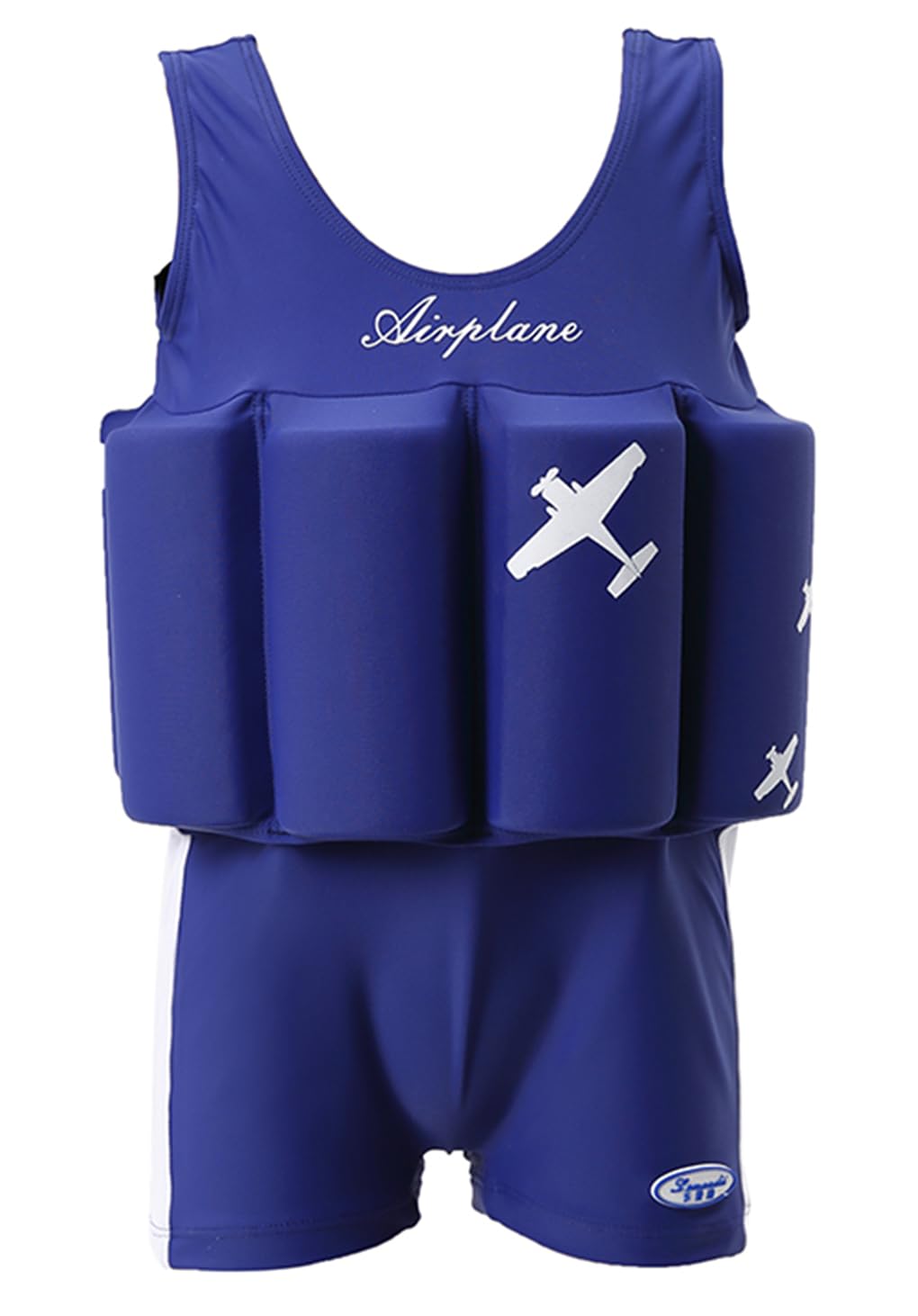 Toddler Kids One-Piece Float Swimsuit with Adjustable Buoyancy UPF 50+ Sun Protection for Beach Pool Boys Girls