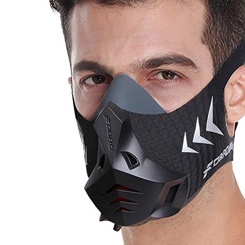 Liang Jie Máscaras De Resistencia Máscaras Deportivas Fitness, Running, Resistencia, Aeróbica, para Entrenamiento De Fitness Máscaras Deportivas, Filtro De Algodón