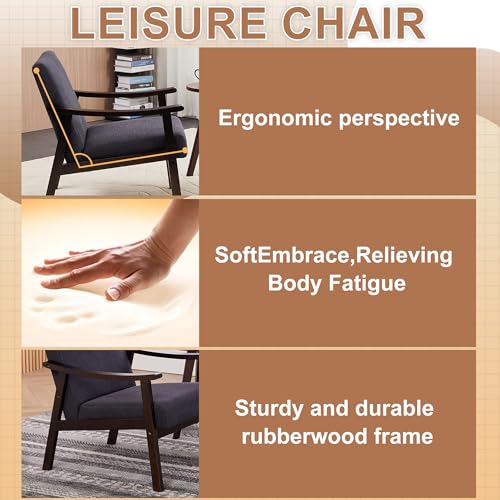 Sillón Plegable Tela Negro miniatura 5