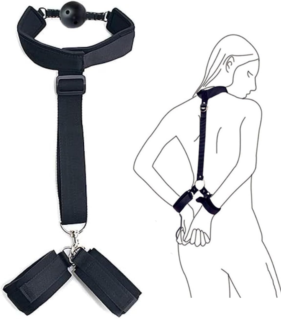 𝙎𝙚̣𝙭 𝙏σ𝙮𝙨 Polsini in Nylon per Un Controllo Sicuro e Un Maggiore Piacere Erotico