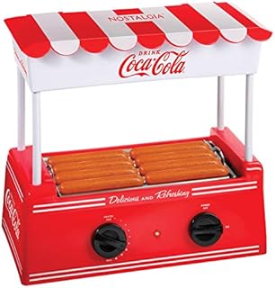 Nostalgia Coca-Cola Holds 8 Regular Sized or 4 Foot Long Hot Dogs