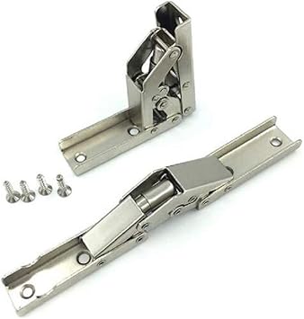 90 Degree Folding Door/Shelf Hinge Hidden Bracket Table Holder Furniture Parts(2pc)