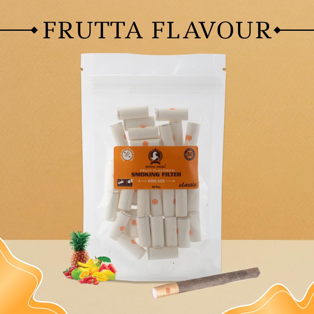 ROYAL SWAG Frutta Flavoured Smoking Filter for Cigarettes Slim Long Filter  Tips For Smoking 20 MM