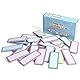 Magnetische Namensschilder Dry Erase Labels: 36 Stück 7,6 x 3 cm, 9 Farben, Büro- & Schulbedarf