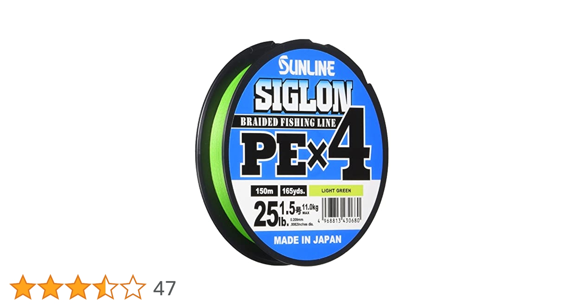 Sunline　サンラインPEJAGUAR　4号 Amazon.co.jp: サンライン(SUNLINE) ライン シグロン PE×4#0.6
