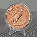 Peace Dollar Design 1 oz Pure .999 Copper Round Collectible Coin in Capsule