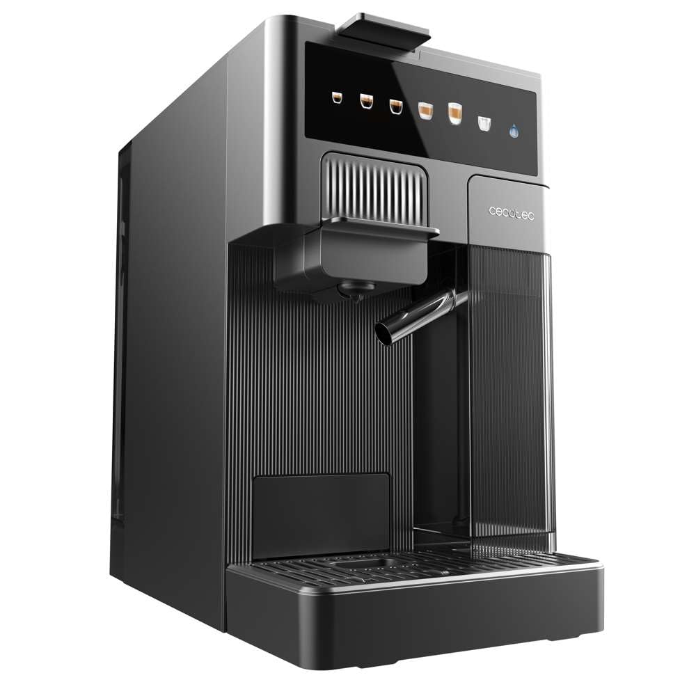Cecotec Kompakte Espresso-Kaffeemaschine mit Milchbehälter FreeStyle Latte. 1350W, 20 Bar, kompatibel mit gemahlenem Kaffee, Dolce Gusto, Nespresso und K-fee, 1,6L Wassertank und 400ml Milchbehälter
