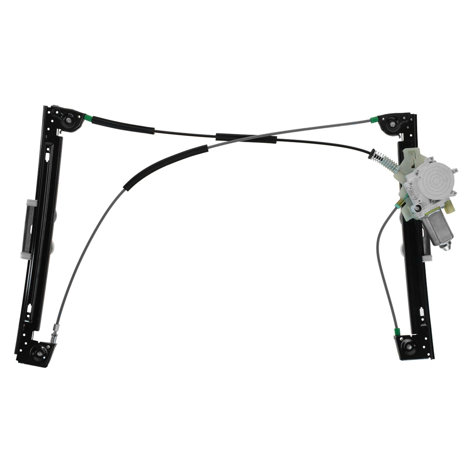 TRQ Front Left Power Window Regulator &amp; Motor Assembly Drivers Side Compatible with 2002-2005 Mini Cooper