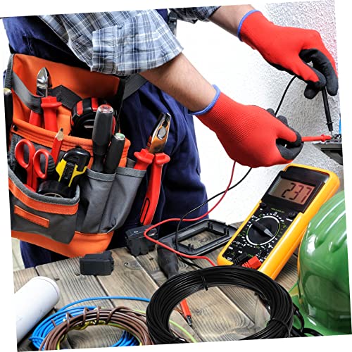 VILLCASE 4 peças de aço em cm para ambientes externos para trilhos de metro, cerca, corda trançada,