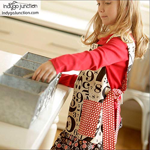 Indygo Junction Dressed Alike Mother, Daughter, Doll Apron Sewing Pattern #TOP5