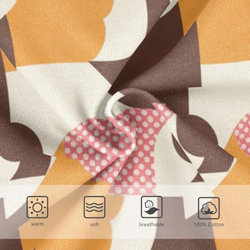 Houndstooth Brown Classical Toddler Boy Comfort Kids Underwear Breathable Children Undies3