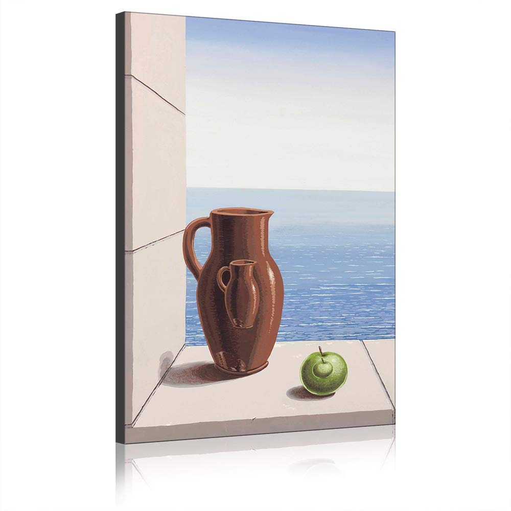 Peinture Magritte sur toile pour décoration murale de salon
