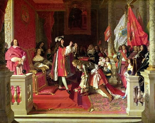Tableau pour habiller un grand mur vide toile Ingres Fitzjames 60x90 cm