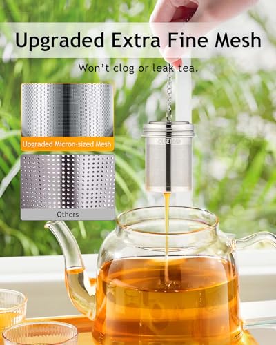 House Again 14-02-0003 2 Pack Tea Infuser, Extra Fine Mesh Tea Infusers thumb #2
