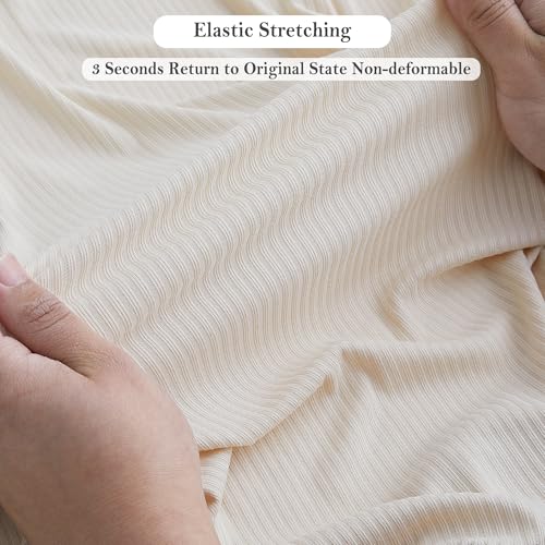 Image of Viviland Jersey Swaddle Blanket, Ultra Soft Stretchy Receiving Blanket for Newborn, Baby Swaddle Wrap for Boys & Girls, 2 Packs,40 x 30 in, Grey & Pink